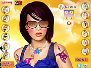 Флеш игра онлайн Новые Rihanna знаменитости макияж